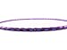 The Spinsterz Beginner Hoop: Weighted Fitness Hula-Hoop for Adults Weight Loss, Waist Exercise Ring for Cardio & Core, Adjustable Quality Detachable Hula Shaper for Beginners, Made in USA - Amethyst