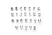 Fox Run Alphabet Cookie Cutters, 26 piece, Metallic