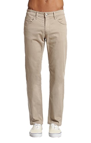 Mavi men s zach regular-rise straight-leg jeans, beige twill, 36w…