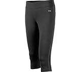 Fila Women's Solid Comfort Waistband Tight Capri