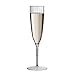 Plexware 5 Oz Clear Premium One Piece Plastic Champagne Flutes 8/pk (Champagne Flute)