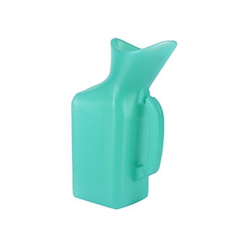 Female Urinal, Urinal for Women Allows to Pee Standing Up, Female Urination Device, Female Portable Pee Bottles 1000ML for Hospital Camping Car Travel (Green)