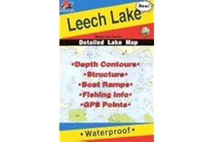 Fishing Hot Spots Map for Leech Lake in Minnesota