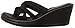 Skechers Cali Women's Rumblers - Young At Heart Wedge Sandal, Black, 7 W US