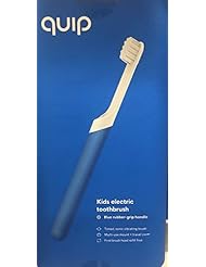 Quip Kids Electric Toothbrush Set - Electric toothbrush with multi-use cover (Blue)