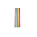 2USS Rainbow Colorful Straws 20oz Tumblers Rumblers Cold Beverage One Sack Bag, Set of 7,