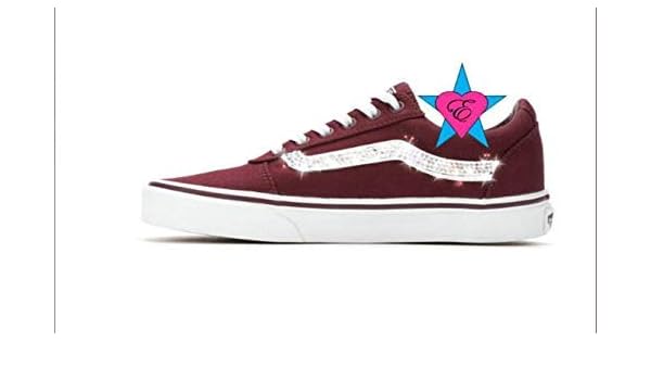 youth burgundy vans