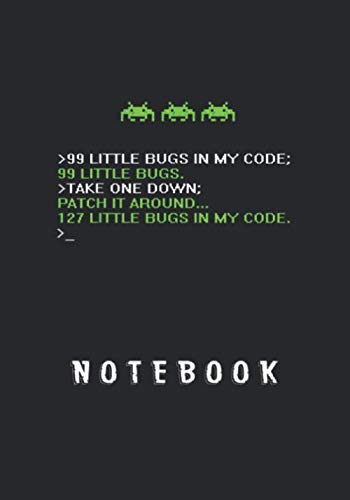 Notebook: Debugging-Shirt-Coding-Tshirt-Debug-Tee-Men-Women.Image.Marked.Pdf Composition or Notebook | Large Size 7X 10 x 125 Pages | Blank Ruled Lined Journal for Taking Note and Journal