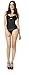 Colombian Latex Deportiva Sports Workout Waist Trainer Cincher with 3 Hook Rows Black M