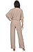 KOH KOH Womens Short Sleeve Long Pants Suit Jumpsuit Playsuit One Piece Romper