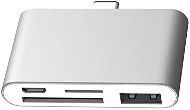 Type C Card Reader, 4 in 1 USB C Hub USB 3.0 OTG Hub High Speed SD Card Reader Micro SDHC TF Memory Card Reader Adapter for MacBook 12inch, Chromebook,Windows