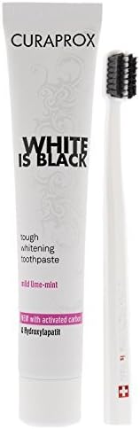 Curaprox White Is Black 90ml + Toothbrush Ultra Soft by CURADEN HEALTHCARE SpA