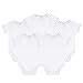 Touched by Nature Organic 5 PackBodysuit, White, 6-9 Months