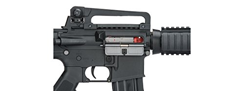 UKARMS Lancer Tactical M4A1 Airsoft Gun Rifle RIS SOPMOD AEG Metal Gears Raider w/ 9.6v Battery & Charger (Black High Velocity)