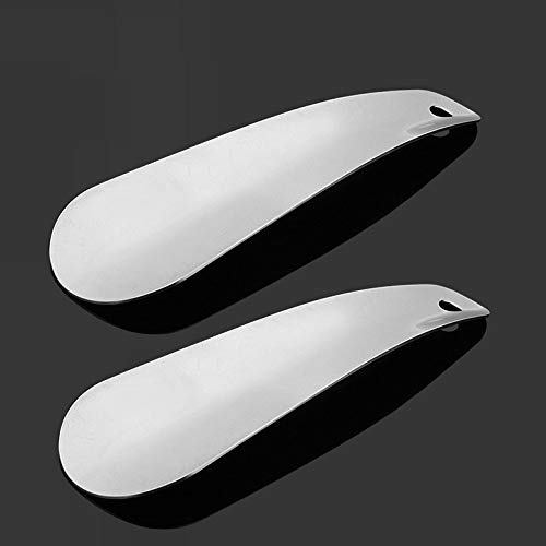 Shoe Horn, Shoe Horn for Men, Metal Shoe Horn, Shoehorn - 6 Inch Long Shoe Horn, Small Handled Shoehorns, 6 Inch Long Shoe Horn for Seniors,Men,Women, Shoe Helper Stick (2 Pack) - Thumbnail 6