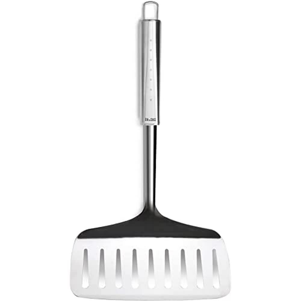 IBILI - 762019 Intense Fish Shovel, Stainless Steel, Silver, Black, White