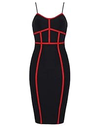 Hego H5636 - Vestidos de noche para mujer, color negro