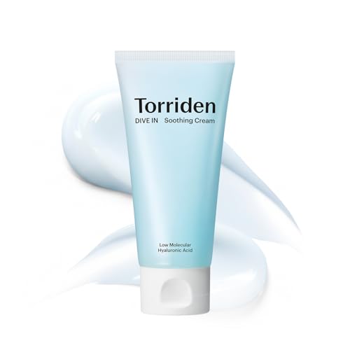 Torriden DIVE IN Hyaluronic Acid Soothing Cream Tube Type 100ml (3.38 fl. oz) | Revitalizing Facial Moisturizer for Sensitive and Dry Skin | Hyaluronic Acid, Panthenol, Allantoin