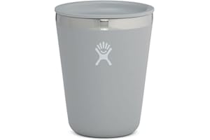 Hydro Flask 12 Oz Stainless Steel Outdoor Kitchen Tumbler with Splash Resistant Lid, Birch Gray
