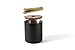 RBT Stainless Steel Double-Walled Ice Bucket and Tongs (Black/Wood)