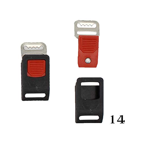ZeHui Motorcycle Helmet Buckles Bicycle Helmet Buckles Motor Bike Helmet Chin Strap Flexible Clip #10
