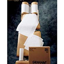 Chiropractic Headrest Sheet, Face Slot, 12" x 12", White, Smooth 1000 pk