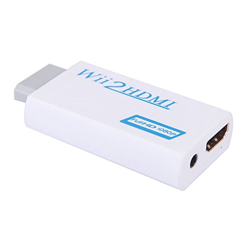 Wii to HDMI Converter , NCElec High Compatibility and Stability Output Video Audio Adapter, Supports All Wii Display Modes to 720P / 1080P HDTV & Monitor