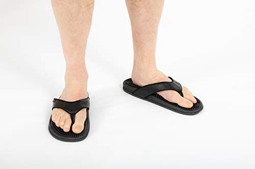 revs reflexology massage flip flops