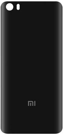 PS FORTUNET Plastic Replacement Housing Panel Back Door Battery Cover for Xiaomi Mi 5 (Black)