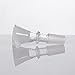 Glass Bowl Glass Herb Holder with Honeycomb Screen (14mm male, White)