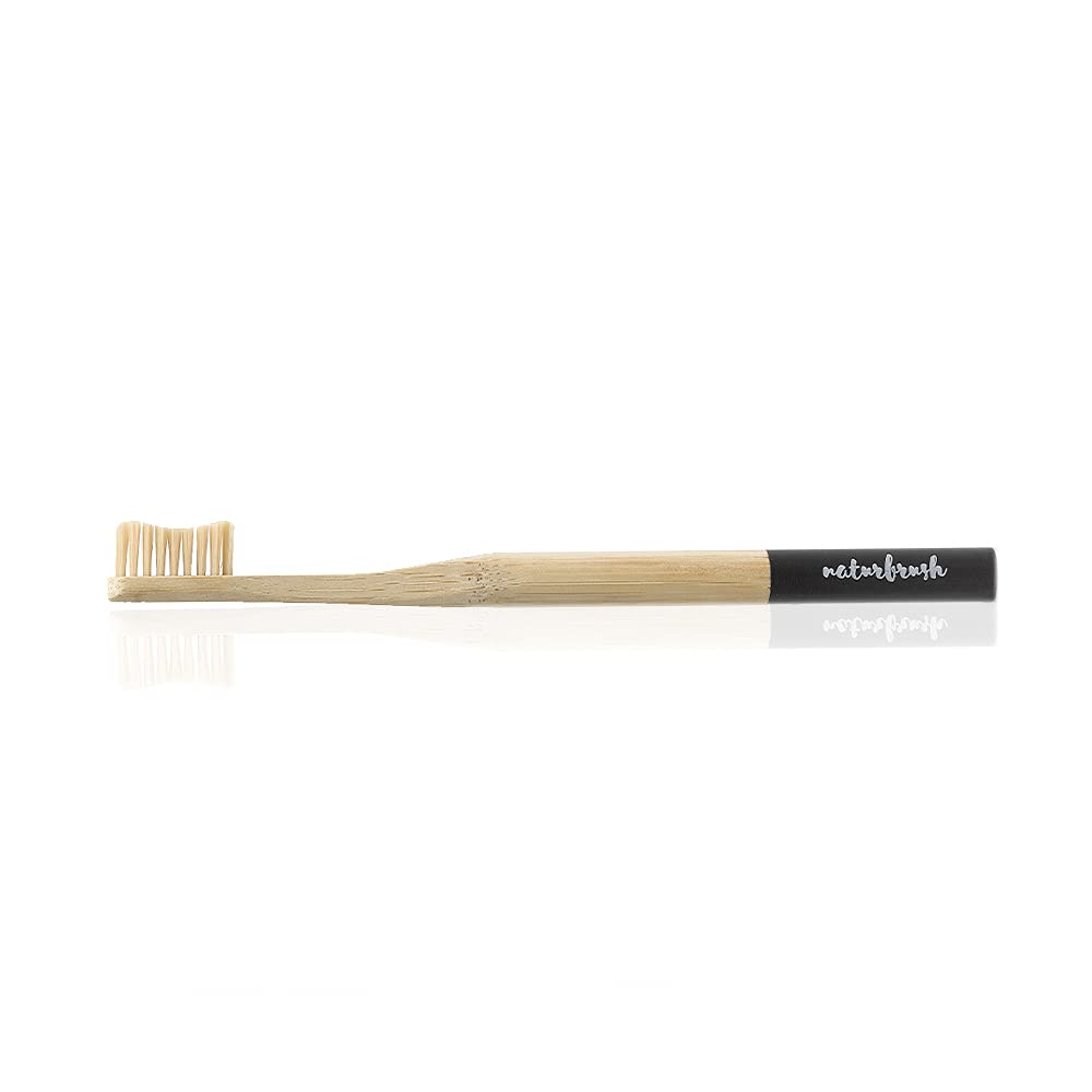 Naturbrush Bamboo Toothbrush Adult Black 100 ml