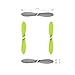AUKEY 32 Mini Drone Replacement Blades, 8 Sets Quadcopter Propellers for UA-P01 and UA-P01W, CX-10