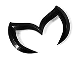 PROMOTORING For 04-09 MAZDA3 / MAZDASPEED3 EVIL 'M' REAR TRUNK EMBLEM BADGE - GLOSS BLACK