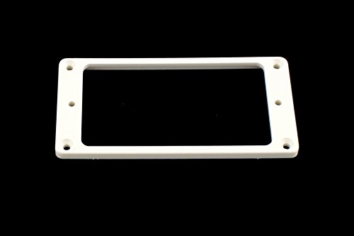 Allparts PC-0743-025 Humbucking Pickup Rings Flat Slanted White