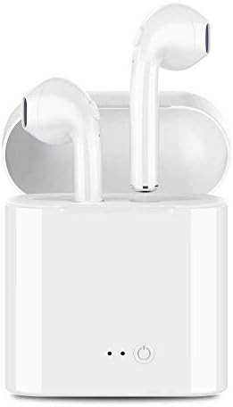 Wireless Bluetooth Headphones - Wireless in-Ear Headphones - Running Headphones for Women Men - Sport Bluetooth Earphones - Best Sport Wireless Earbuds - Outdoor Portable Bluetooth Earphones (White)