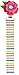 Mud Pie Pacy Clip, Striped Flower