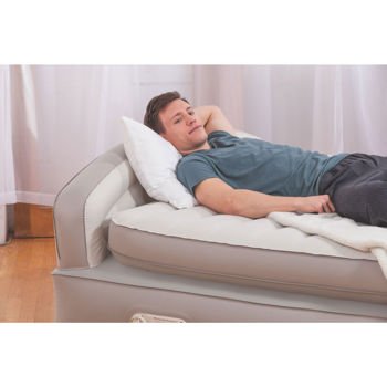 Aerobed Comfort Anywhere 18 Air Mattress With Headboard Design