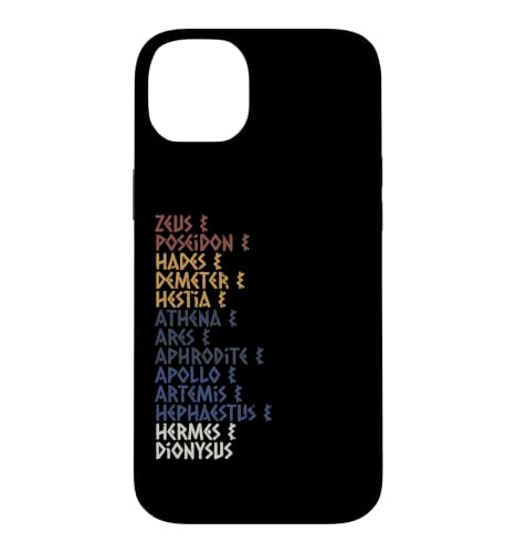 Ancient Greek God and Goddess Greek Mythology Mythologist Case for iPhone 14 Pl…