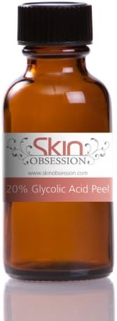 Skin Obsession 20% Glycolic Peel for Lines, Acne, Sun Damage & Rosacea Mild Home Chemical peel