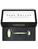 MATKAS Ultra-Premium Jade Roller, Smart-Aging Therapy, Hand-Made Natural Double Neck Healing Massager