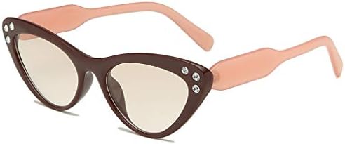 Women's Fashion Cat Eye Shade Sunglasses Integrated Diamond Gasses