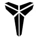 KOBE BRYANT LOGO WHITE VINYL DECAL STICKER