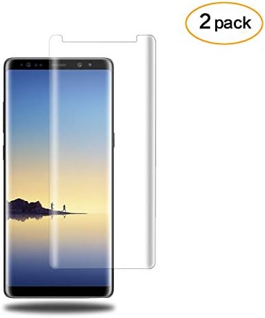 DeFitch [2 Pack] Galaxy Note 8 Glass Screen Protector,[9H Hardness] [Anti-Scratches] [Anti-Fingerprint] [Bubble Free] [Crystal Clear] Screen Protector Film Samsung Galaxy Note 8