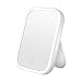 CERSLIMO Lighted Makeup Mirror with 4 LED Tape-lights, Travel Vanity Mirror with Lights, Dimmable Table Countertop Cosmetic Mirror with Touch Screen Switch, Batteries or USB Operated primary