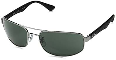 Ray-Ban RB3445 Sunglasses 61 mm, Non-Polarized, Gunmetal