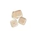 Bambu Pack of 250 - 3.5 Inch Disposable Bamboo Plates Square, Biodegradable Eco Friendly Products, Bamboo Disposable Plates for Events - Bulk Case