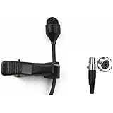 Lavalier Lapel Clip On Omni-directional Condenser Microphone JK® MIC-J 044 For Shure Wireless Transmitter (Mini XLR TA4F Connector)