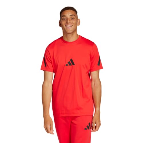 Adidas Men's Z.N.E. Sportswear T-Shirt, Pure Ruby, 3X-Large