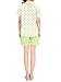 VENTELAN Women's Short Sleeve Sleepwear Pink Printed Polka Dot Green Pajama Sets