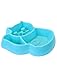 Katzy Kraft Fun Slow Feed Interactive Pet Bowl Dog Cat Stop Bloat Choking Food Water (Aqua)